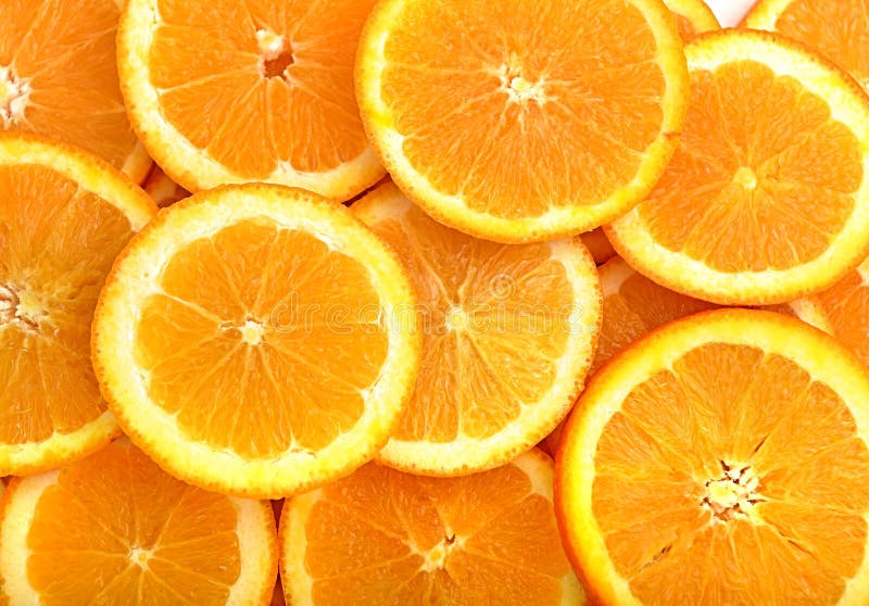 Orange fruit slices