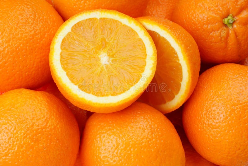Orange frukt royaltyfria bilder