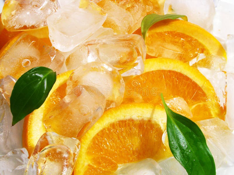 Orange för kubfruktis arkivfoton