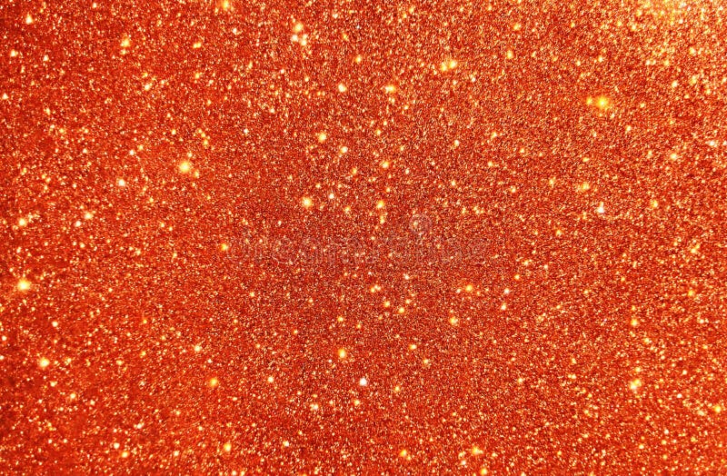 Stun Stunning Orange Glitter Texture Background With Shining