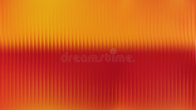 Orange gradient glass effect pattern. Abstract ribbed plastic texture with color stripe line background. Corrugated royalty free illustration