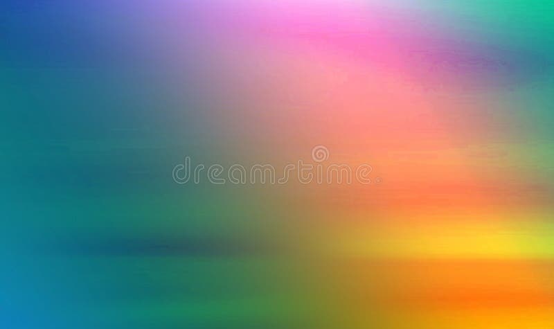 Orange Green Abstract Pattern Banner Background Stock Illustration