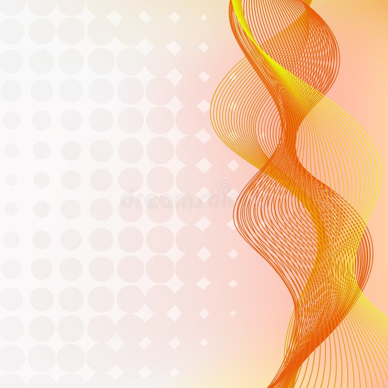 Red and Pink Lines on Transparent Background Stock Illustration