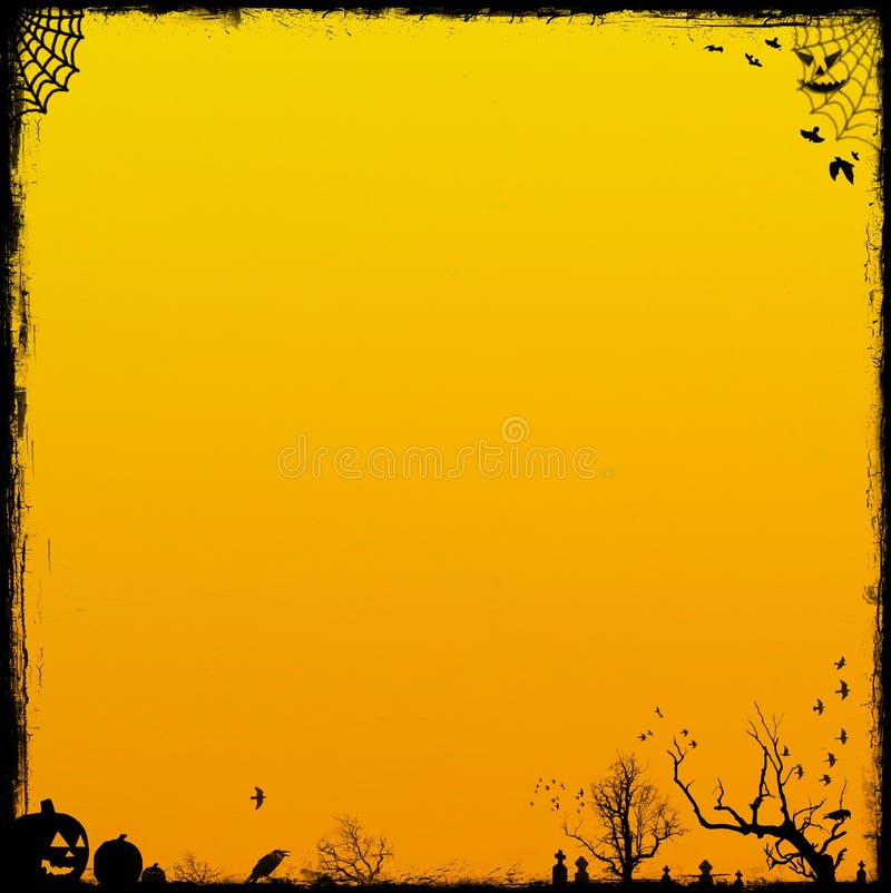 Orange Halloween Background