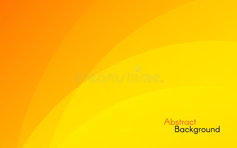 Orange Hintergrund Abstraktes sonniges Design Gelbe und Orangenwellen Heller Hintergrund für Fahne, Plakat, Netz Vektor