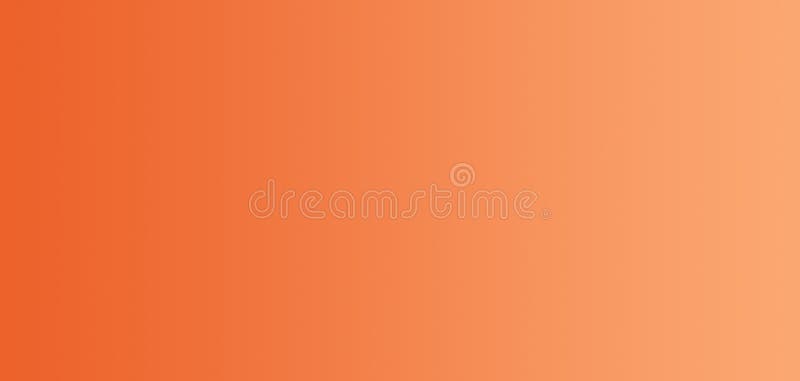 Orange horizontal gradient background royalty free stock photography