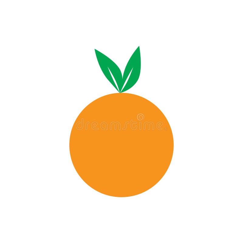 Orange Icon Logo Design Vector Stock Vector - Illustration of orange ...