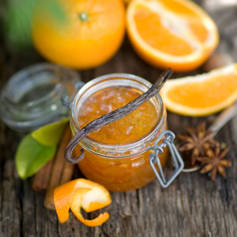 Orange jam stock photo. Image of orange, jelly, preserving 25238366