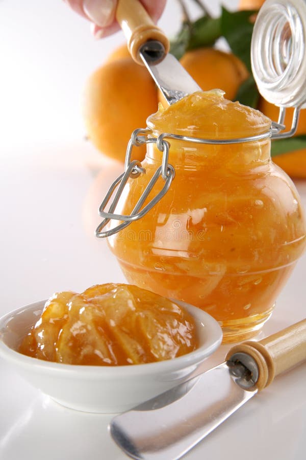 Homemade Orange jam stock image. Image of freshness, drink 2603929