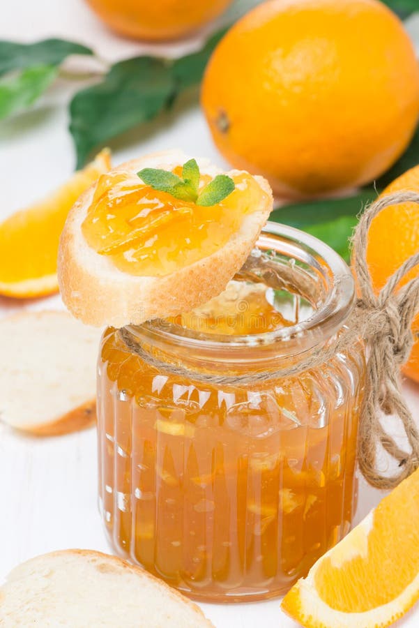 Orange Jam stock photo. Image of fresh, juicy, ingredients 18263764