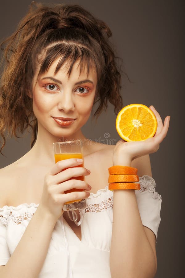 Orange juice stock photo. Image of clean, face, person 10807446