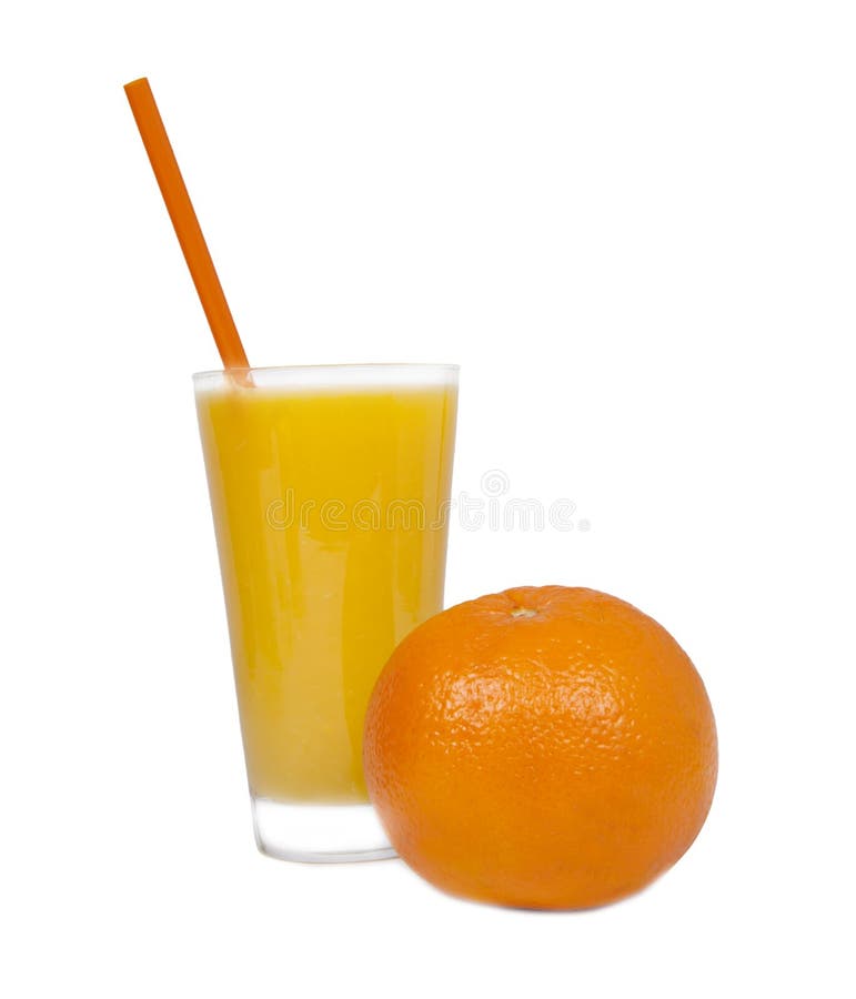 Healthy and Tasty Banana Juice and Orange Stock Photo Image of