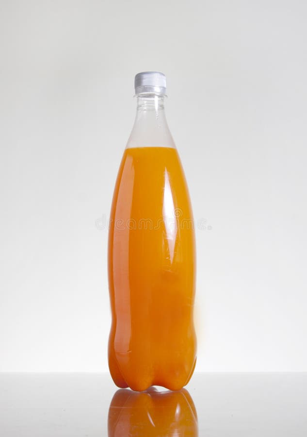 Orange Juice in Plastic Container Stock Image Image of drink, drop