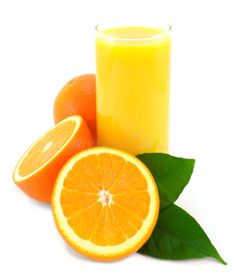Orange and juice.