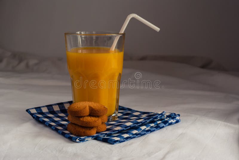 Orange Juice for Breakfast. Stock Image Image of bread, lifestyles