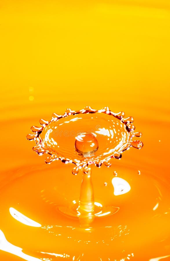 Orange Juice Bubbles Macro Texture Pattern Stock Image Image of juicy