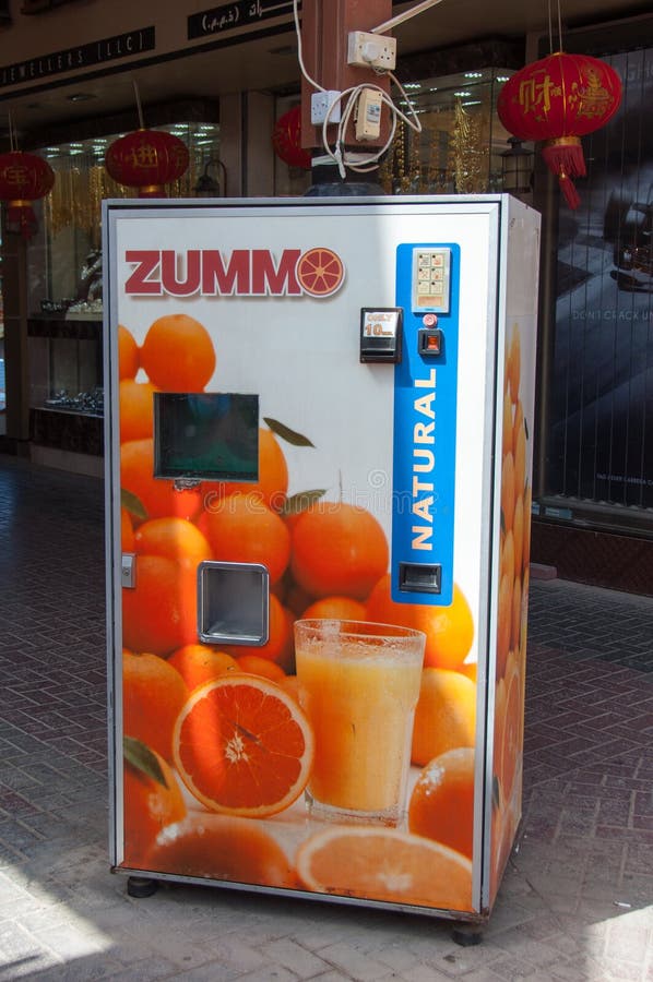 Orange Juice Extracting Machine, Dubai, UAE Editorial Image Image of