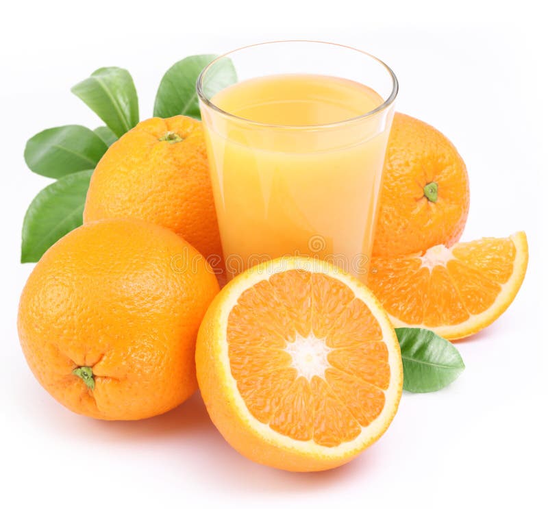Orange juice and fruits. stock image. Image of freshness 17083423