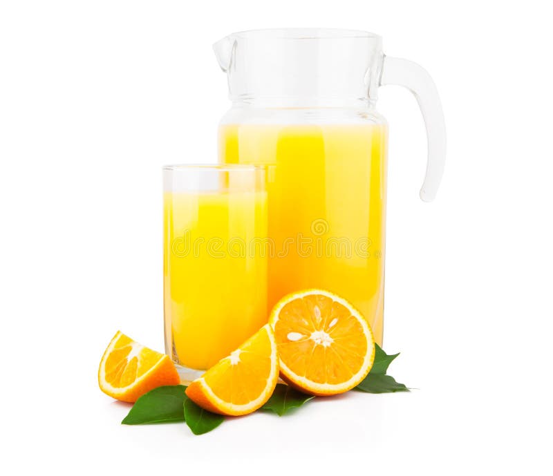 Orange Juice In Glass Jar Royalty Free Stock Image Image 35662346