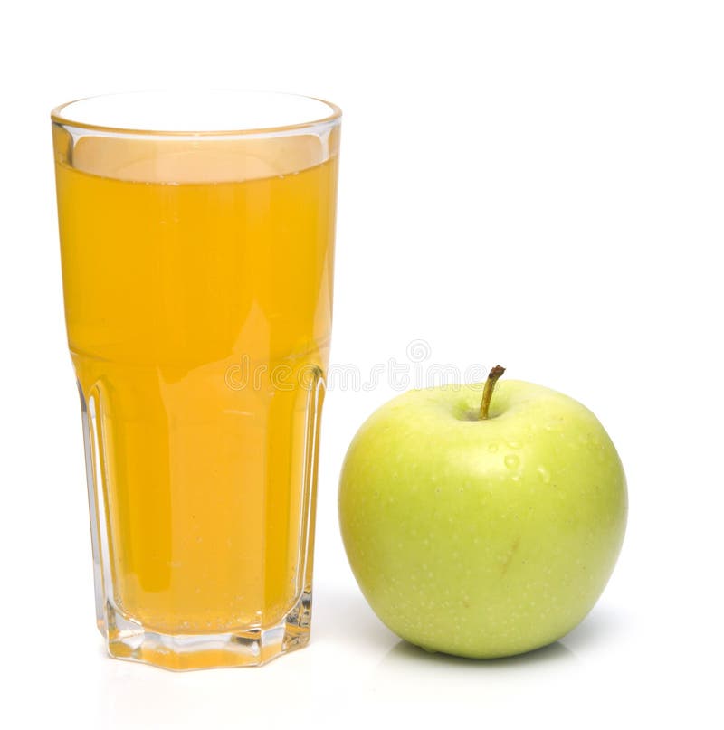 Orange Juice and Green Apple Stock Image Image of drink, healthy