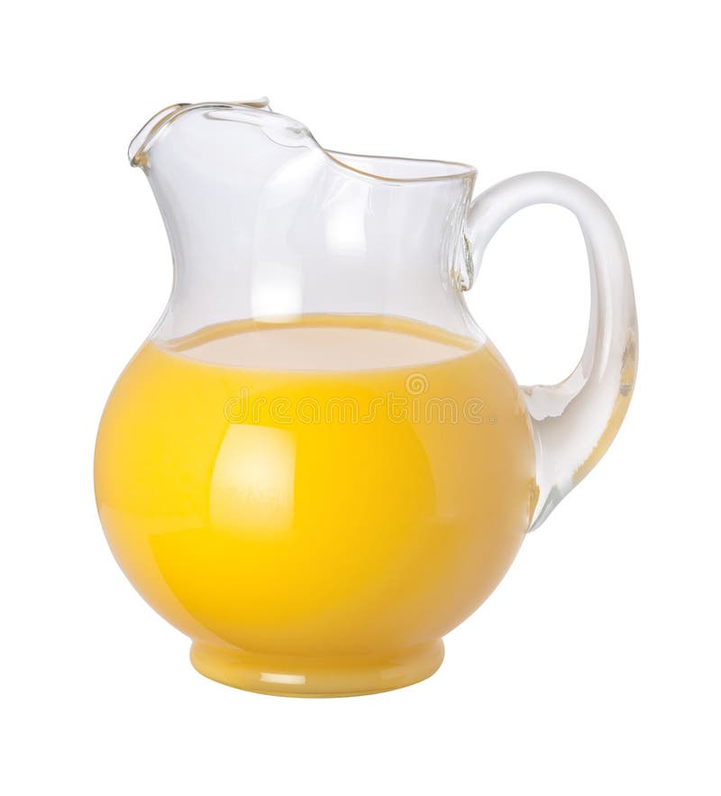 Orange Juice Pitcher (with clipping path)