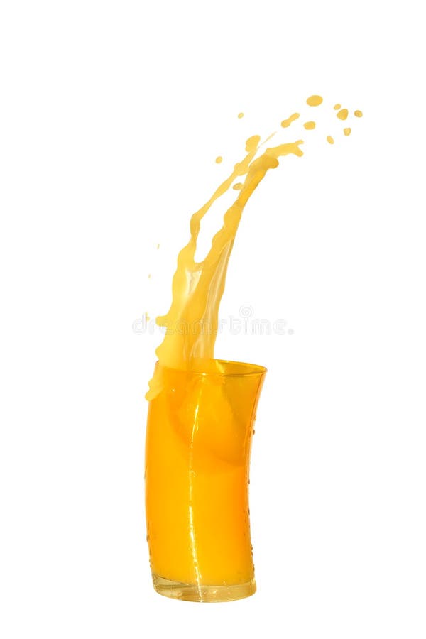 Orange Juice Splashing