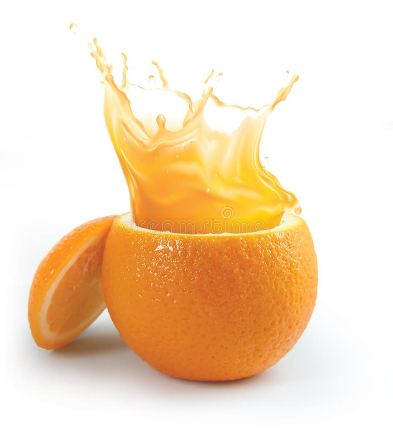 Orange juice splashing stock photos Orange juice splashing stock photos