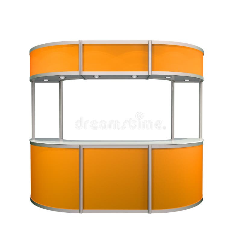 Orange kiosk