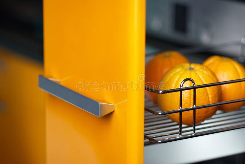 Orange in Kitchen in Fridge Stock Image Image of gourmet, citrus 5985633