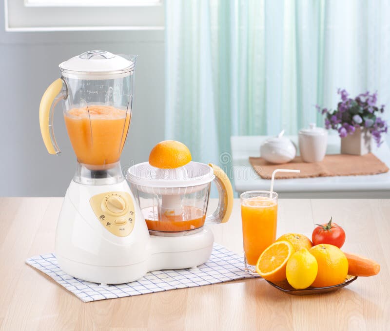 Fruits in blender stock photo. Image of crush, mechanism 3444356