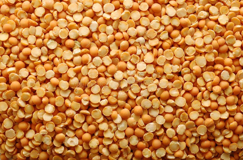 Orange lentil background