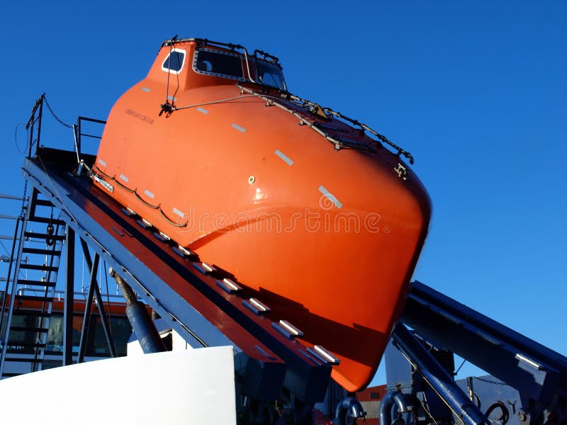 Orange Lifeboat