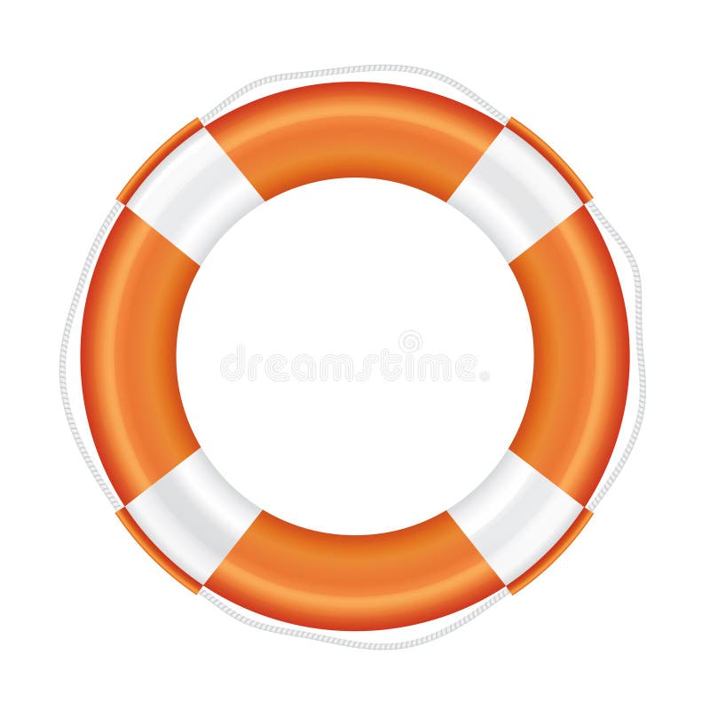 white life preserver clipart