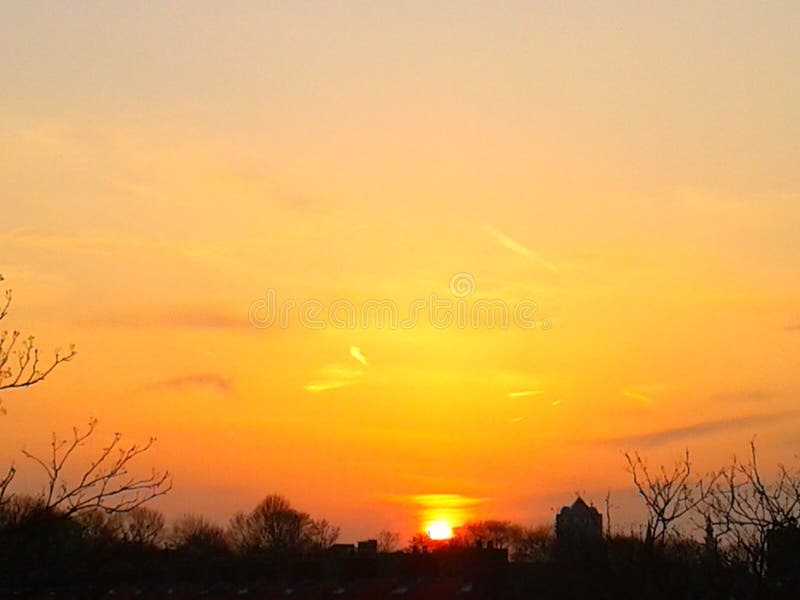 Orange Light stock photo. Image of light, sunset, relaxing - 47652444