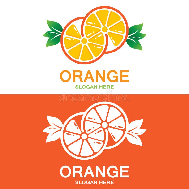 Orange Logo Design, Fresh Fruit Vector, Fruit Shop Fit Design, Banner
