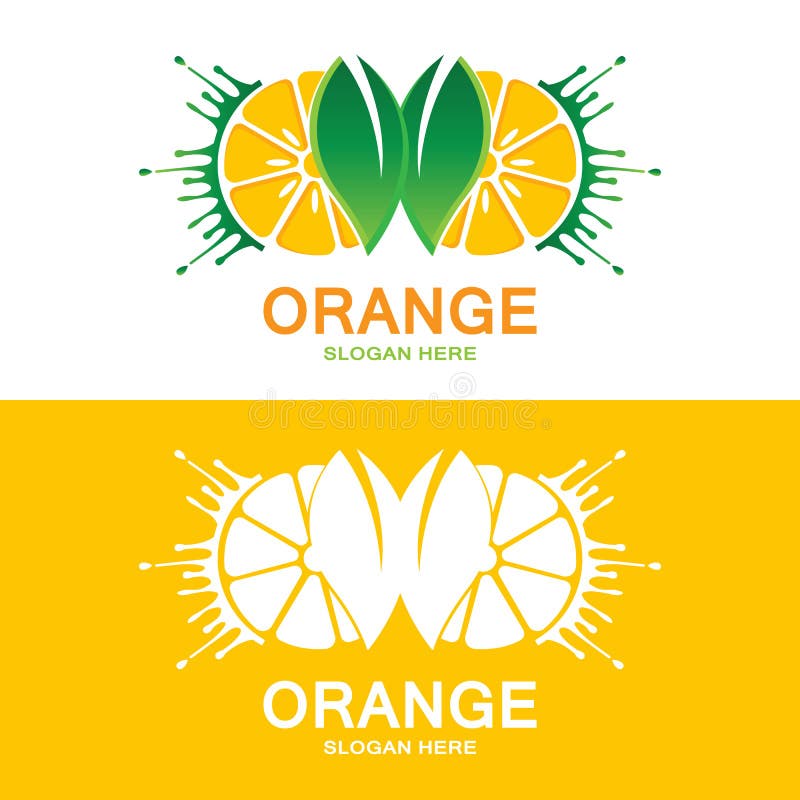 Orange Logo Design, Fresh Fruit Vector, Fruit Shop Fit Design, Banner