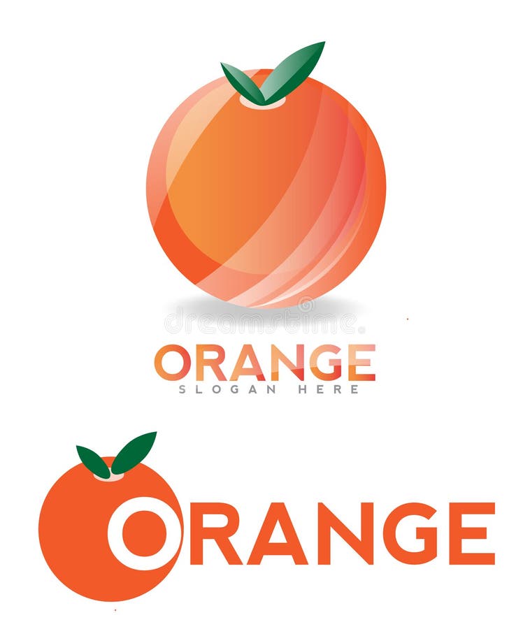 Orange logo fruit stock illustration. Illustration of orange 43939581