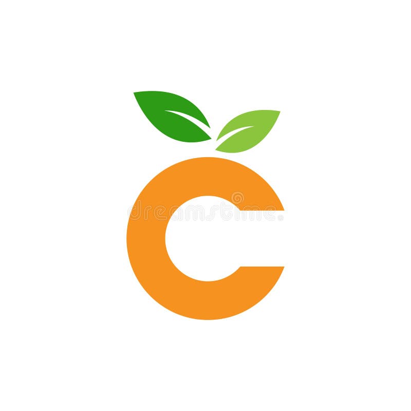 Orange logo Vector stock vector. Illustration of color 203430483