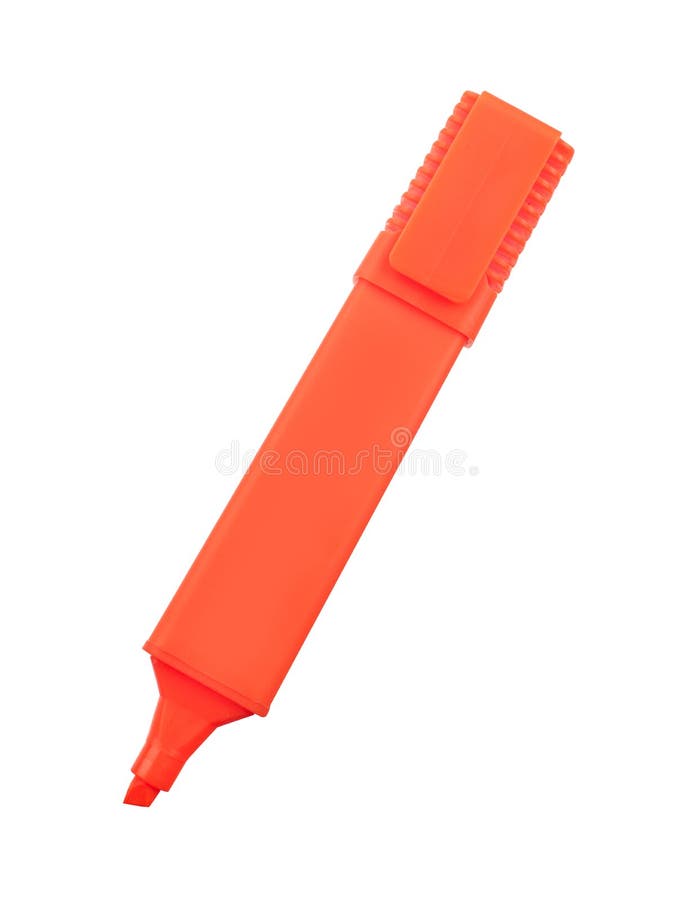 Orange marker stock image. Image of orange, artist, artists 1053825