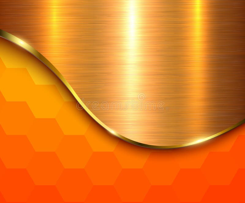 Nền kim loại màu cam rực rỡ và sáng bóng sẽ làm cho bất kỳ dự án nào của bạn trông thật chất lượng và chuyên nghiệp. Với những đường nét thật tinh tế, hình ảnh này đem đến một nét đẹp tuyệt vời cho công trình của bạn. Hãy khám phá ngay với stock vector đầy ấn tượng!