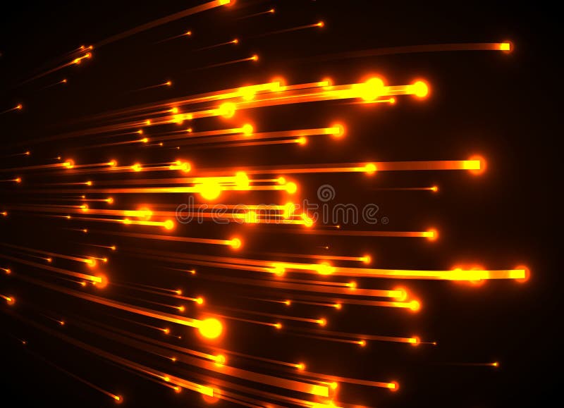 Orange neon light rays stock vector. Illustration of bright 53026219