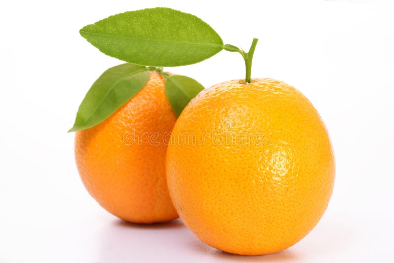 Orange nya frukter royaltyfria bilder