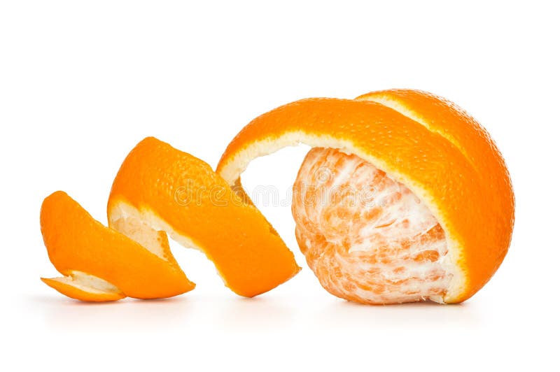 Orange Peeled Skin Stock Photo Image 52410440