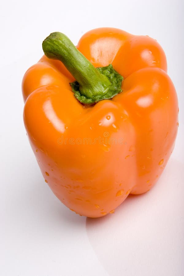 Photo of a Orange Pepper Stem.