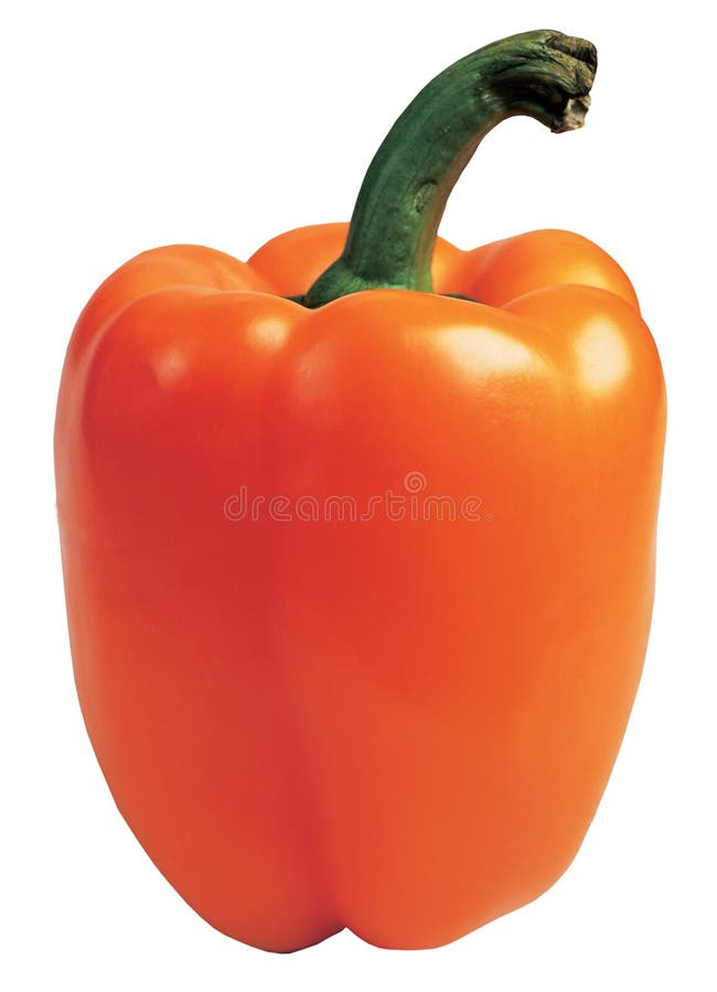 Fresh orange pepper