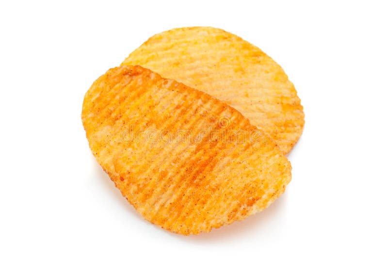 Potato chips snack stock photo. Image of isolated, orange 58240314