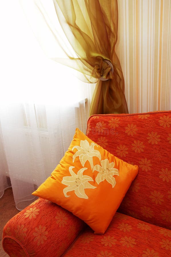 Orange pillow