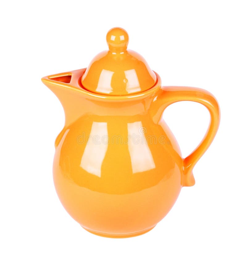 Orange pitcher