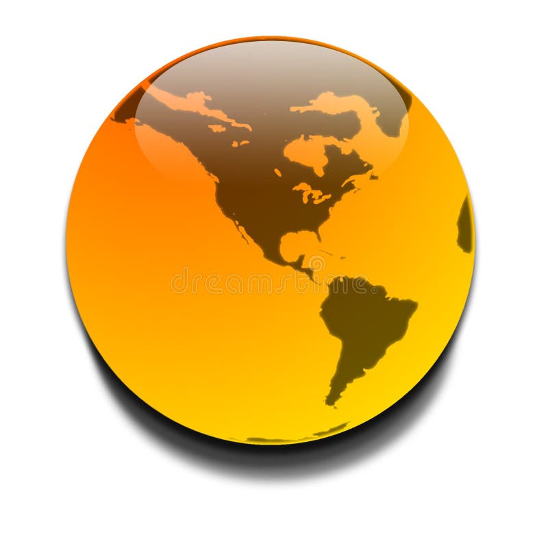 Orange Planet lizenzfreie abbildung Orange Planet lizenzfreie abbildung