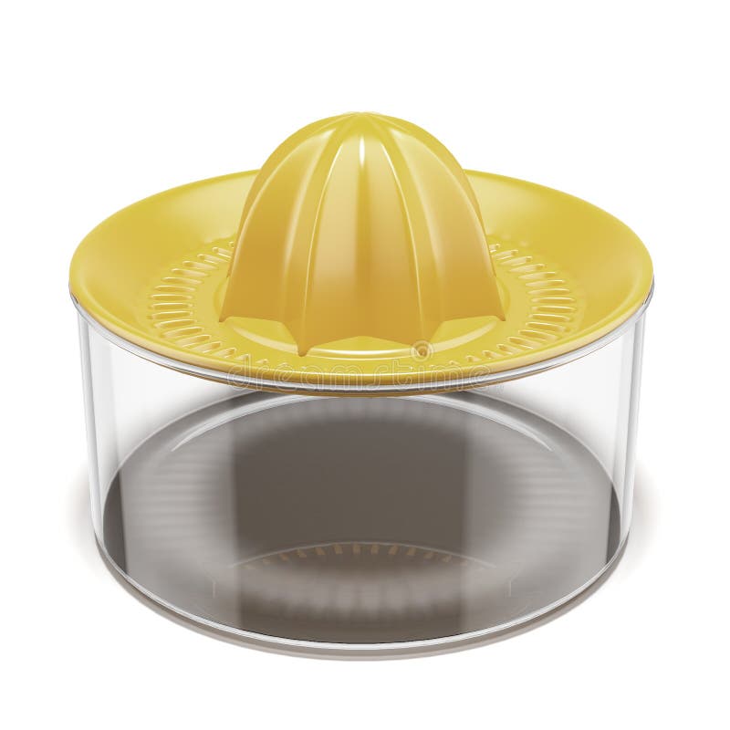 Orange plastic citrus juicer royalty free illustration